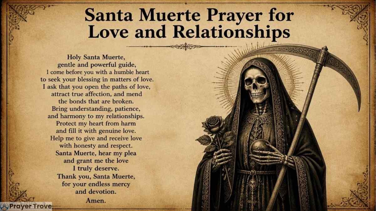 Santa Muerte prayer for love