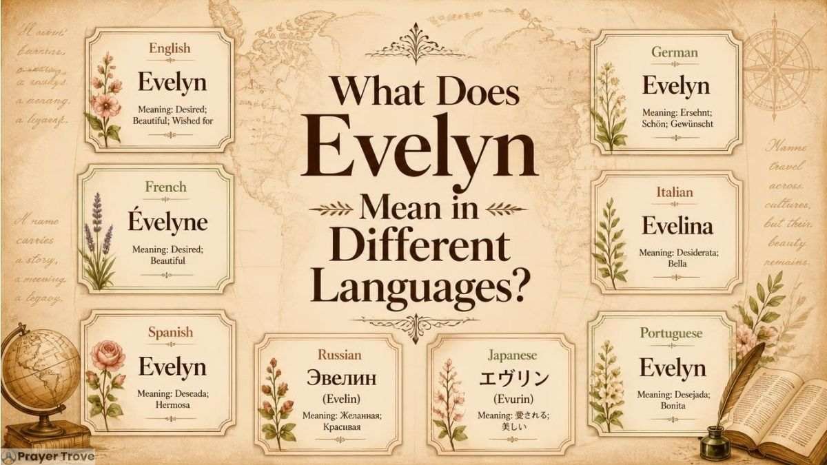 Evelyn name meaning in different languages