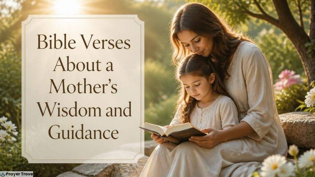 Bible verses about a mother’s wisdom and guidance