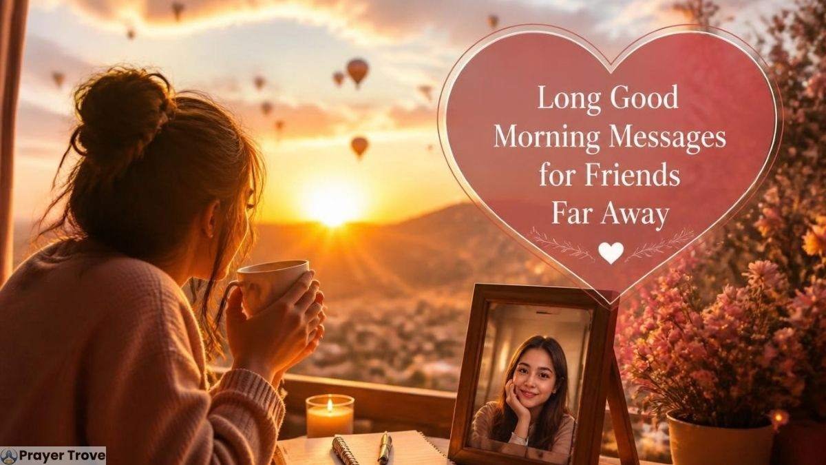 Good morning message for distant friends