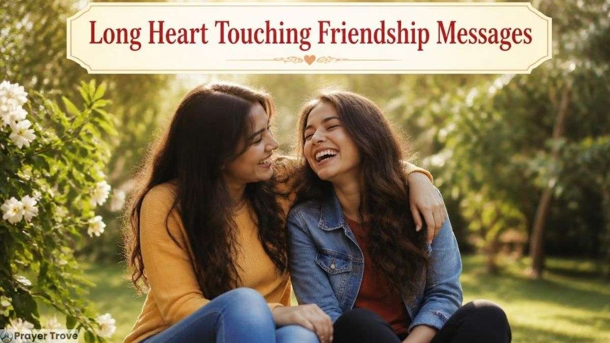 Long heart touching friendship messages