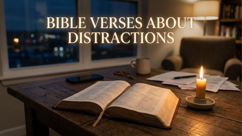 bible verses about distractions.
