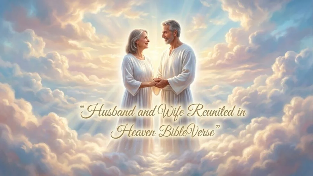 Husband and Wife Reunited in Heaven Bible Verse.