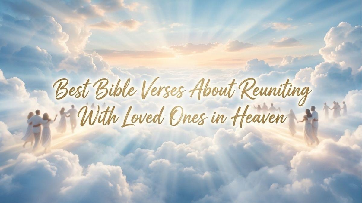 Heaven reunion with loved ones scene.