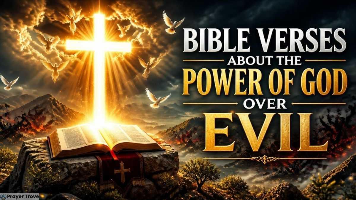 Bible verses about God’s power over evil