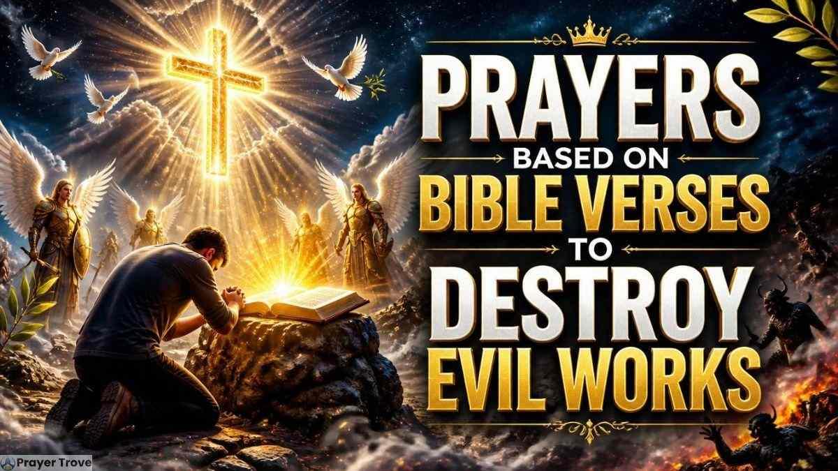 Prayers based on Bible verses to destroy evil