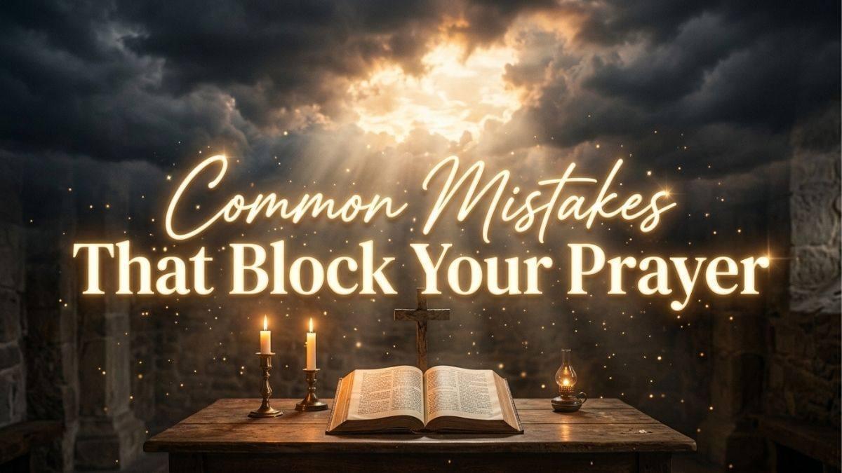 Prayer mistakes Bible candle scene