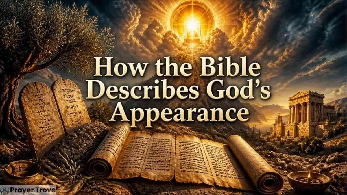 Bible scrolls, Ten Commandments, and heavenly light
