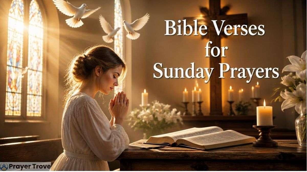 Bible verses for Sunday prayers in church