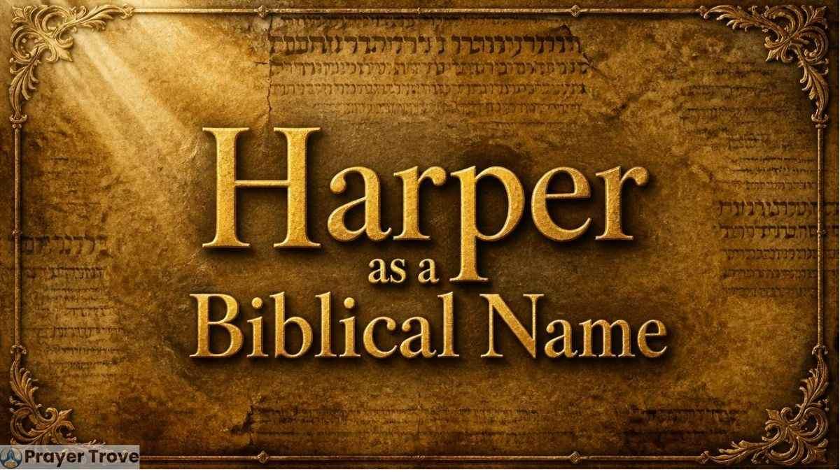 Harper as a biblical name illustration