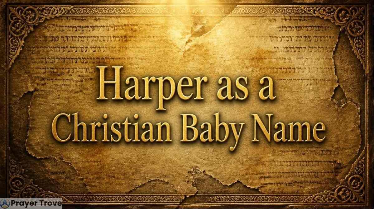 Harper as a Christian baby name