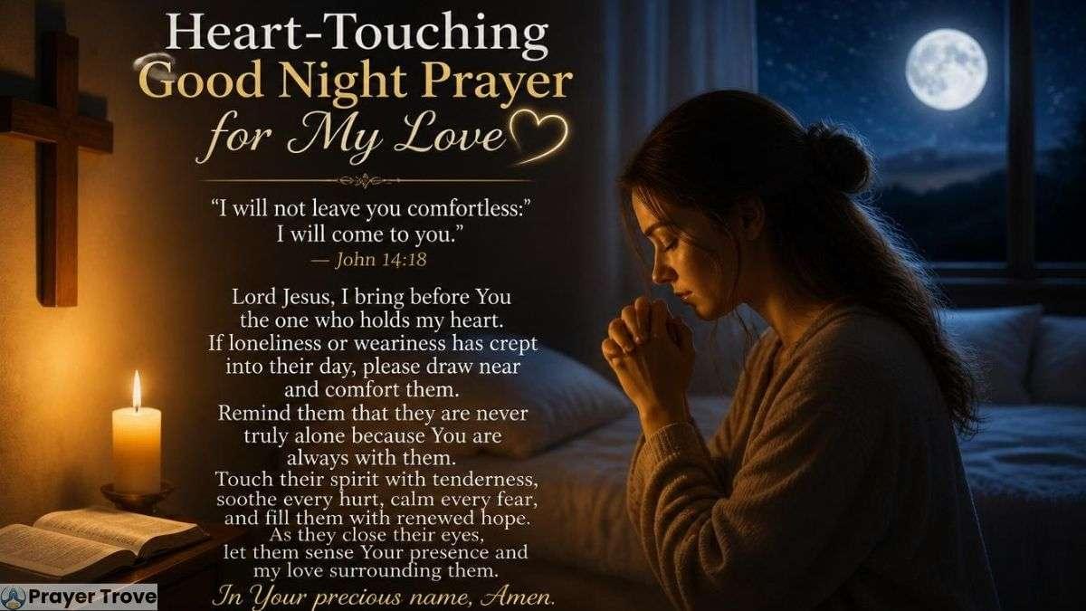 Heart-touching good night prayer for my love