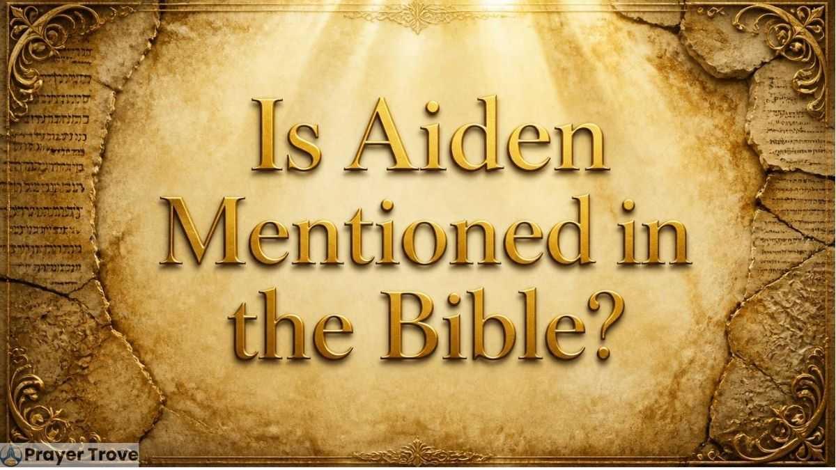 Is Aiden mentioned in the Bible?