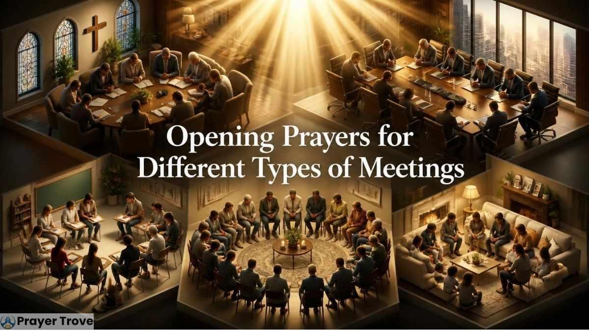Opening prayers for different meetings