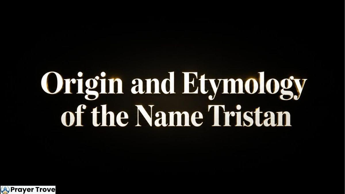 Origin and etymology of the name Tristan title graphic