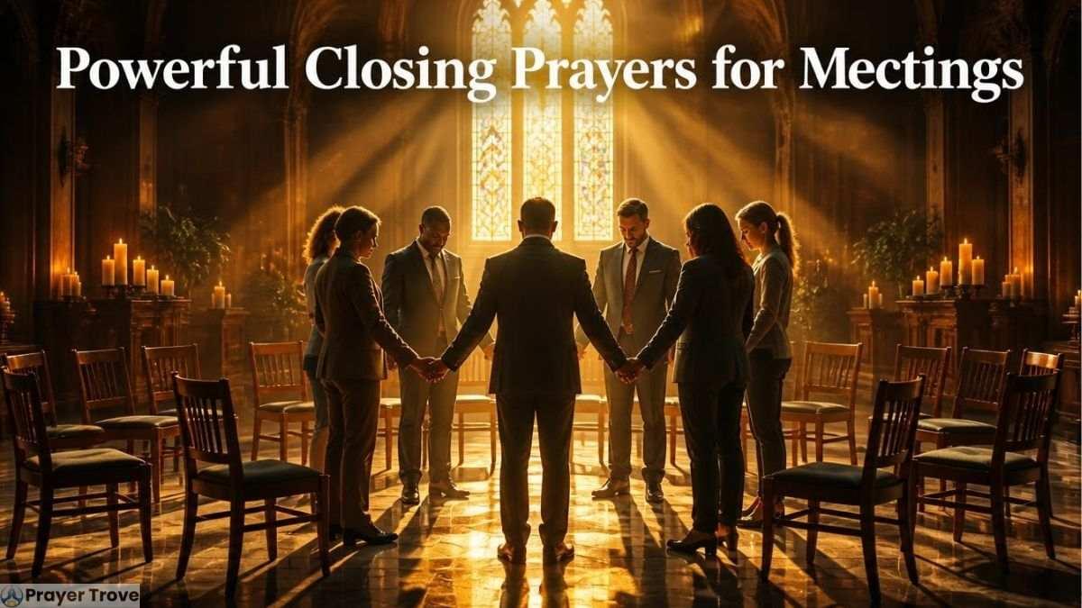 Powerful closing prayer for meetings