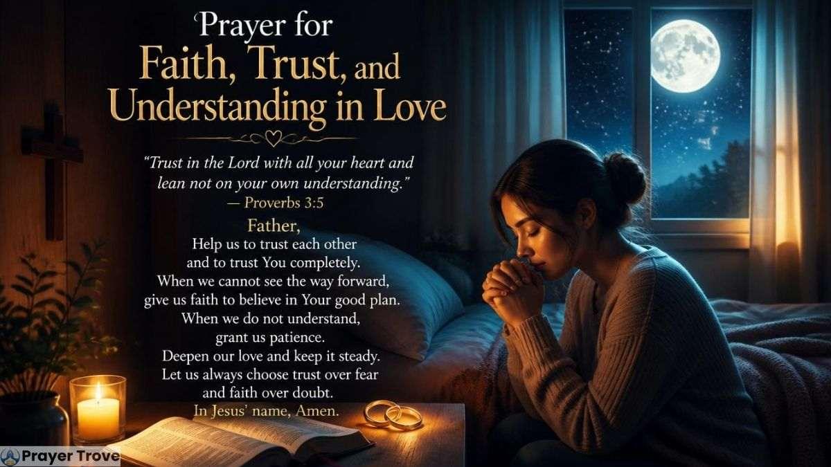 Prayer for faith, trust, and love