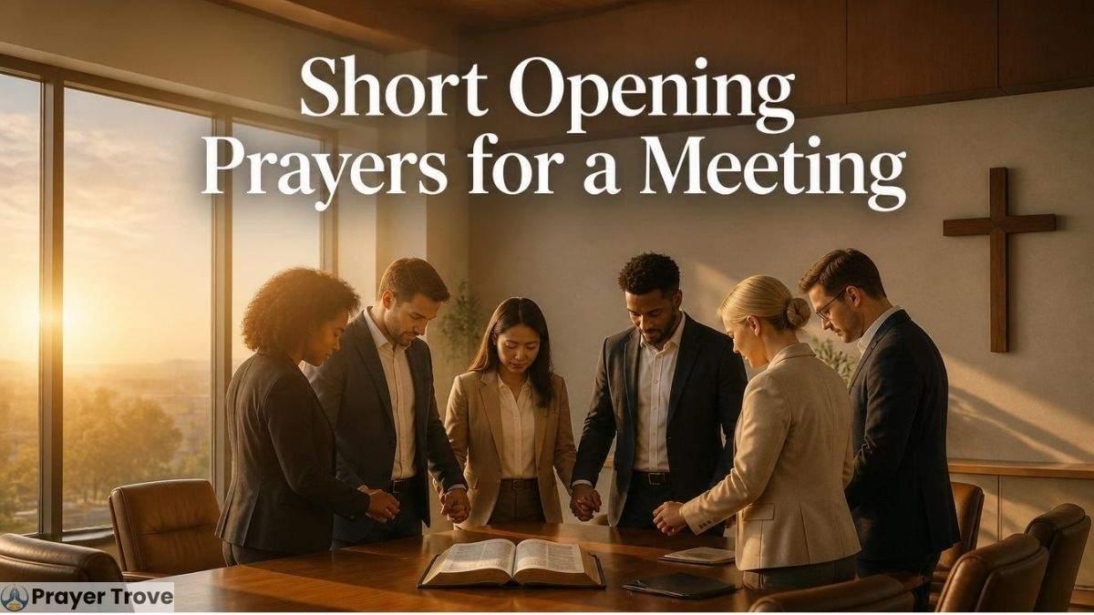 Short opening prayers for a meeting