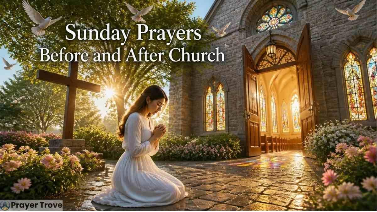 Sunday prayer before and after church