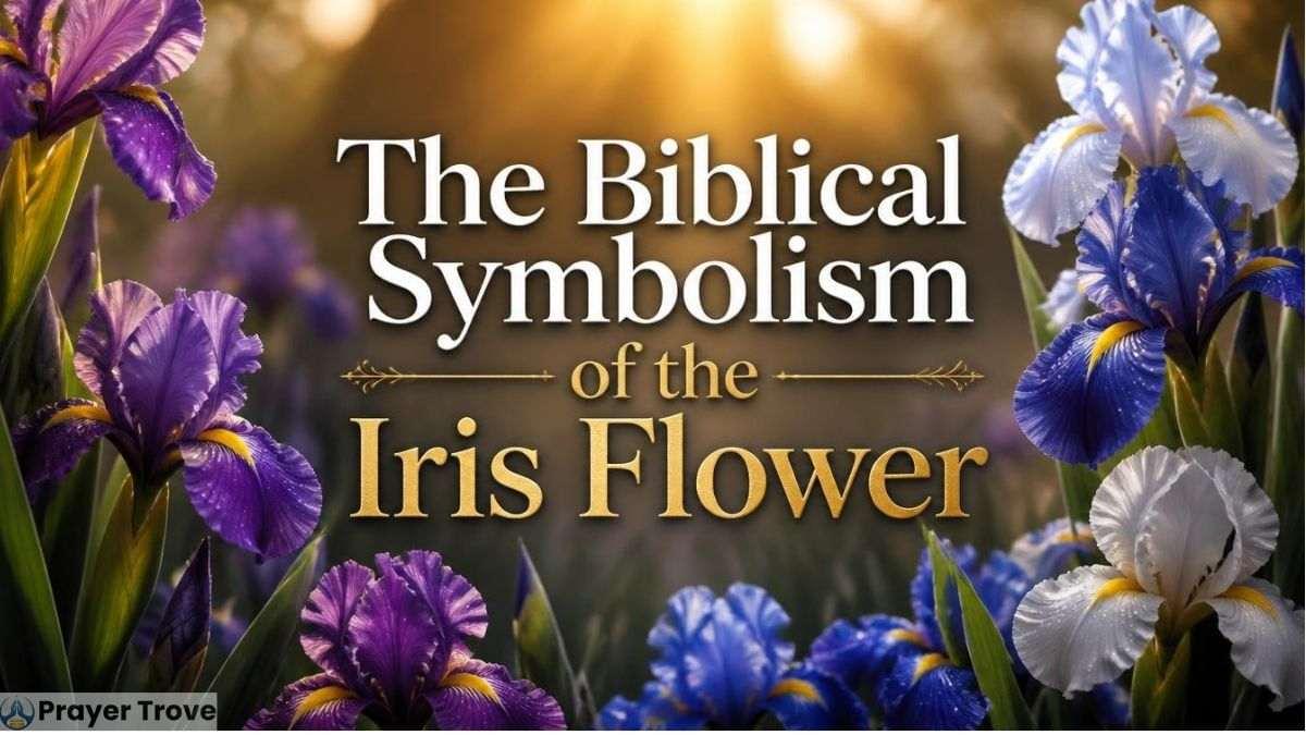 Biblical symbolism of the iris flower in bloom
