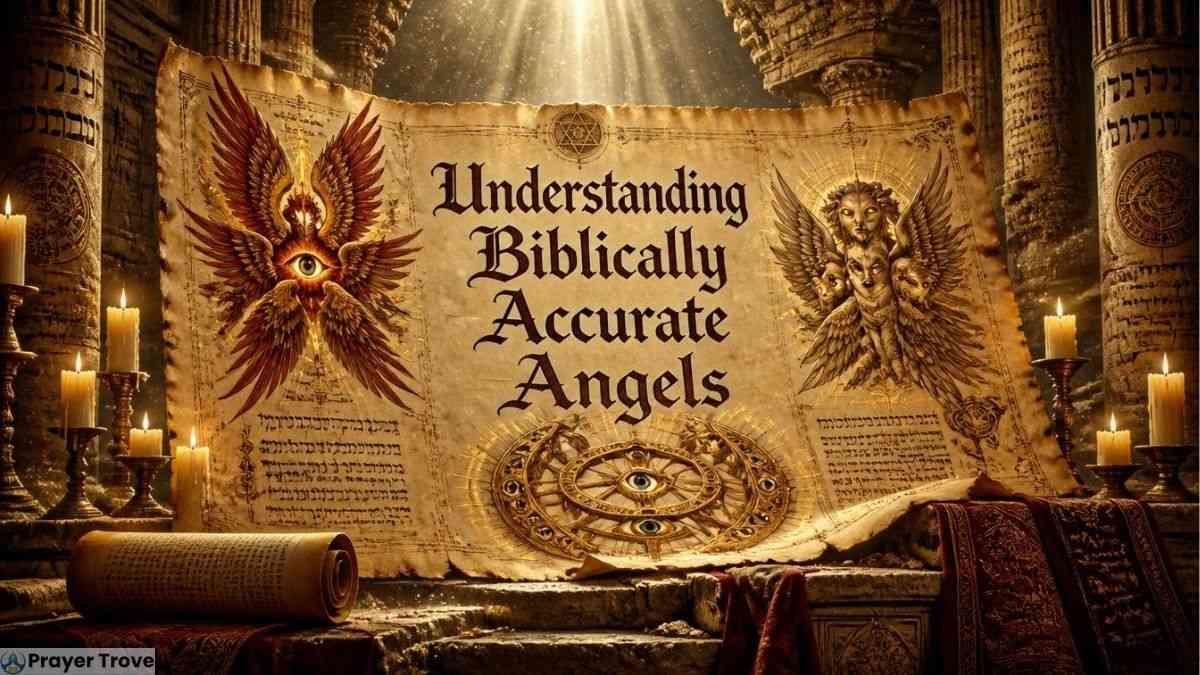 Ancient scroll of biblically accurate angels