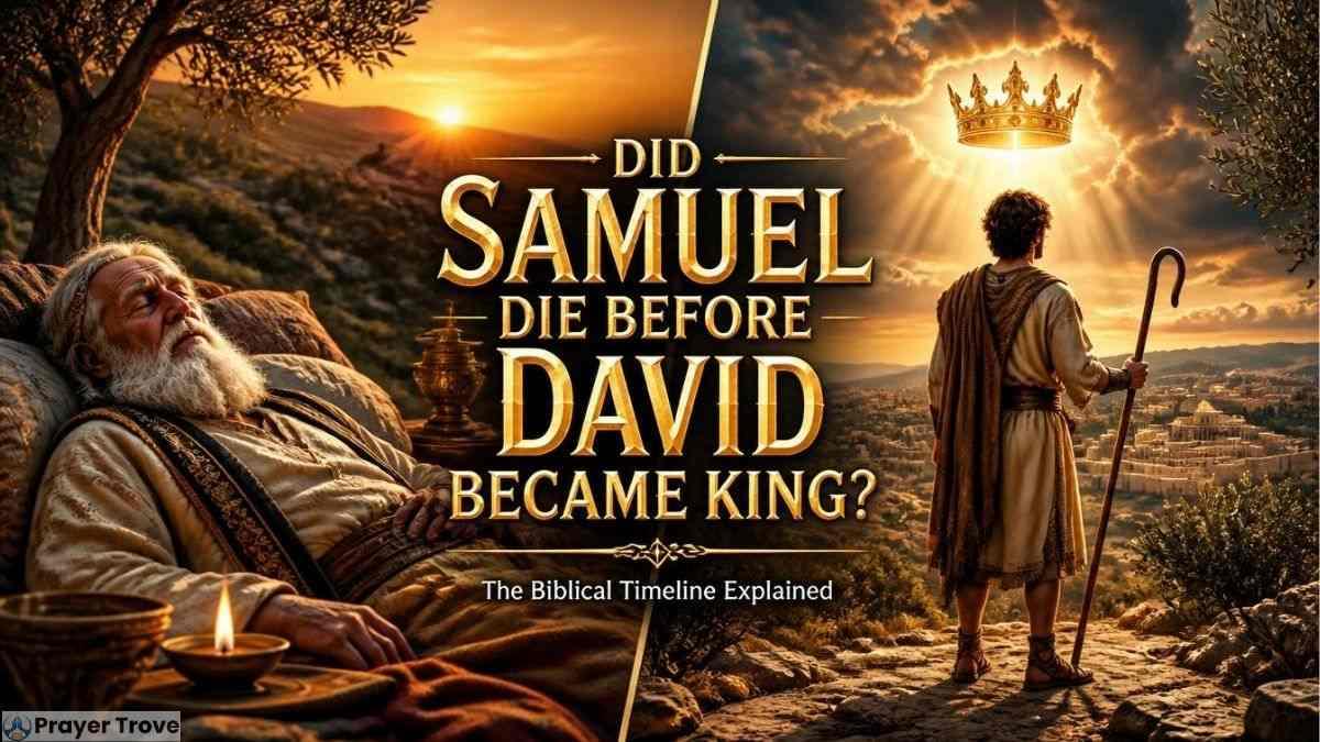 Samuel’s death before David became king illustration