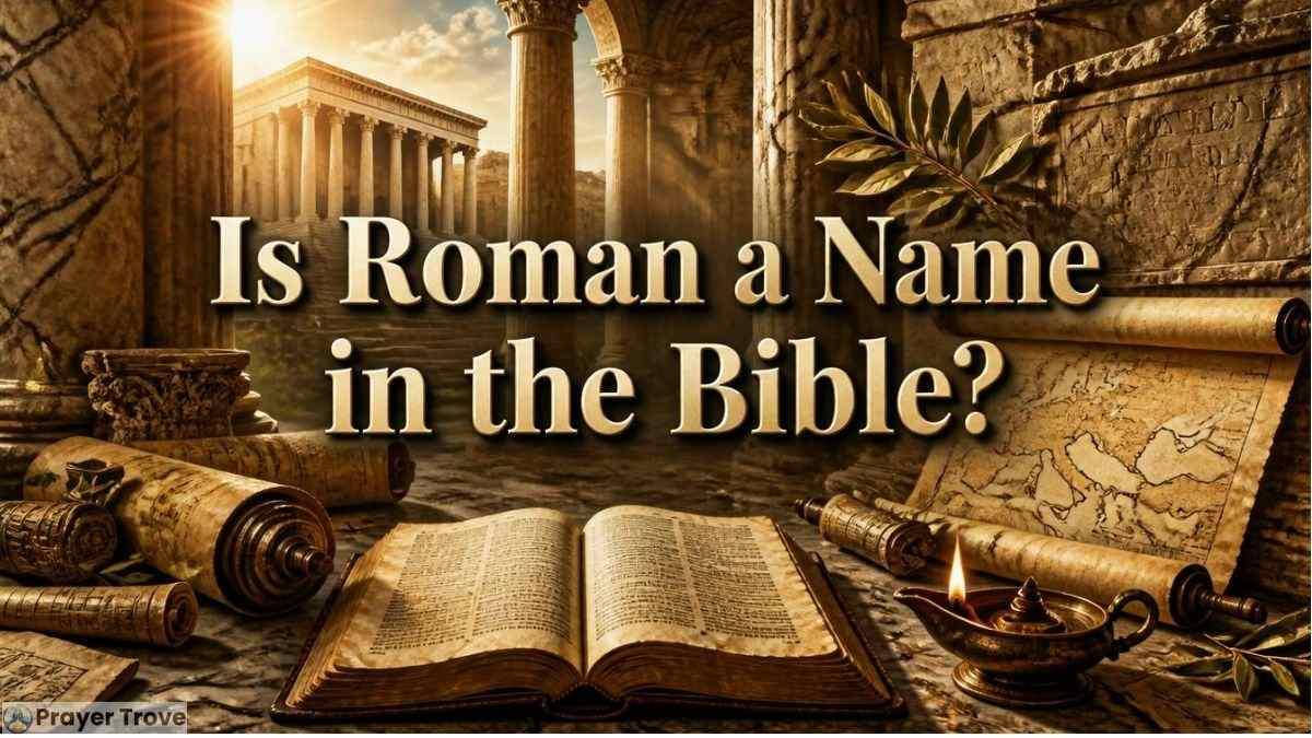 Is Roman a name in the Bible with ancient Bible and scrolls