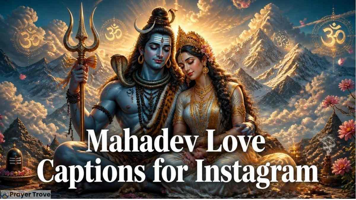 Mahadev and Parvati in Himalayan landscape