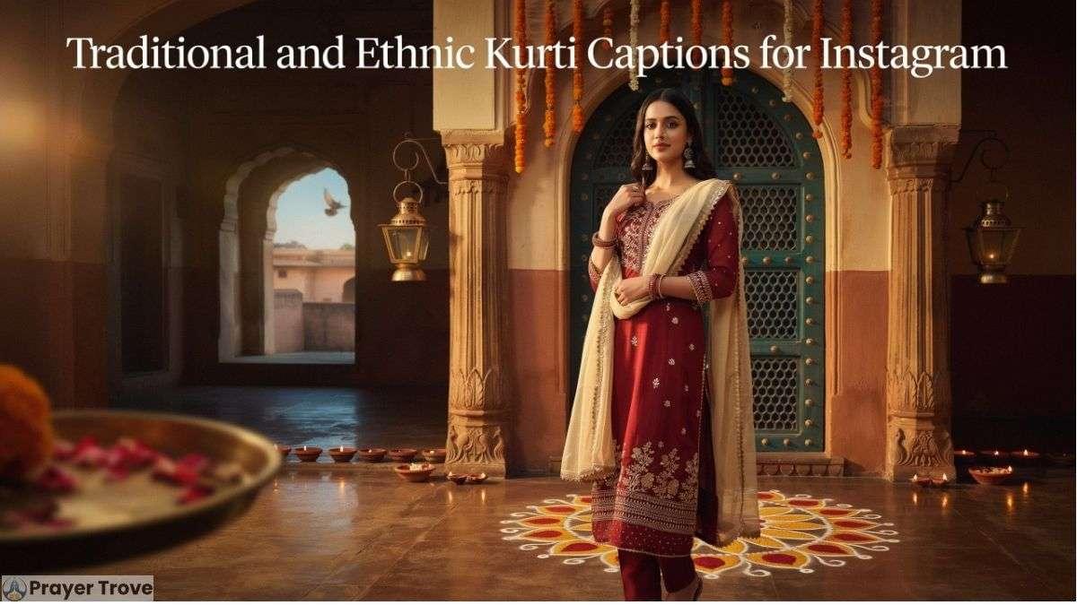 Traditional ethnic kurti in festive setting